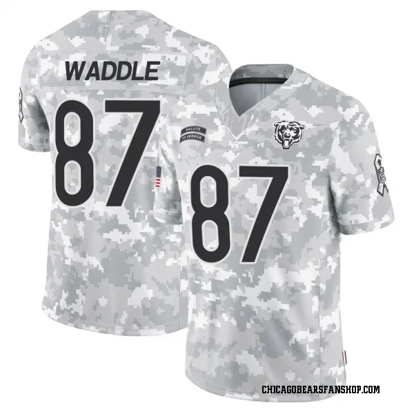 Youth Tom Waddle Chicago Bears Limited Arctic Camo 2024 Salute to Service Jersey
