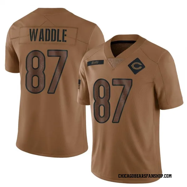 Youth Tom Waddle Chicago Bears Limited Brown 2023 Salute To Service Jersey