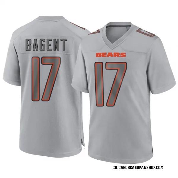 Youth Tyson Bagent Chicago Bears Game Gray Atmosphere Fashion Jersey