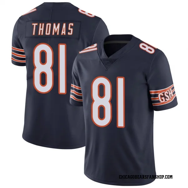 Youth Zavion Thomas Chicago Bears Limited Navy Team Color Vapor Untouchable Jersey